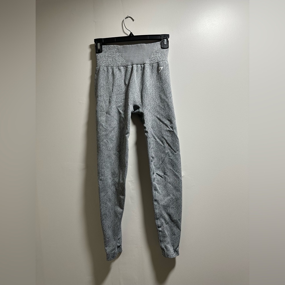 Gymshark Gray High Waist Leggings Soft Heathered